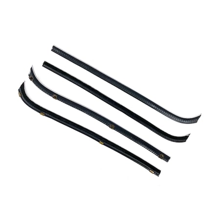 Fairchild Industries 1947-1964 Jeep Willy'S Truck 4Pc Belt Weatherstrip Kit KD2080